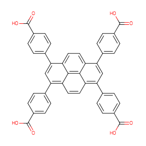 1,3,6,8-tetrakis(4-carboxyphenyl)pyren; số CAS: 933047-52-0 (sản xuất tự chủ, sản phẩm chính, giá ưu đãi, có sẵn hàng, sản phẩm nghiên cứu khoa học, thanh toán sau khi nhận hàng cho các trường đại học, viện nghiên cứu và cơ sở khoa học)