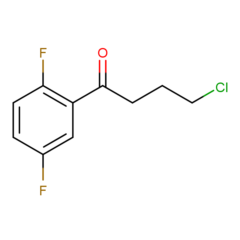 4-chloro-1-(2,5-difluorophenyl)butan-1-one; CAS:1216260-42-2 được sản xuất tại phòng thí nghiệm, sản phẩm nghiên cứu khoa học, cung cấp ưu đãi, số lượng lớn có giá tốt hơn