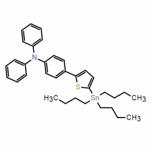 N,N-điphenyl-4-(5-(tributylstannyl)thiophen-2-yl)anilin; CAS: 417703-90-3 - Sản xuất tự chủ, mặt hàng chính, giá ưu đãi. Hàng tồn kho sẵn sàng, sản phẩm nghiên cứu, thanh toán sau cho các trường đại học, viện nghiên cứu và cơ quan nghiên cứu.