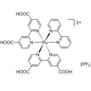 Đồng (II) bis(4,4'-dicarboxylic acid-2,2'-bipyridine) (2,2'-bipyridine) hexafluorophosphate; CAS: 888700-85-4 - Vật liệu dùng trong pin phát quang điện hóa