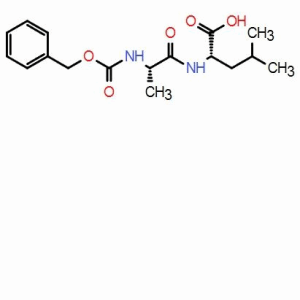 Hợp chất (S)-2-((S)-2-(((benzyloxy)carbonyl)amino)propanoylamino)-4-methylpentanoic acid; CAS: 24959-68-0